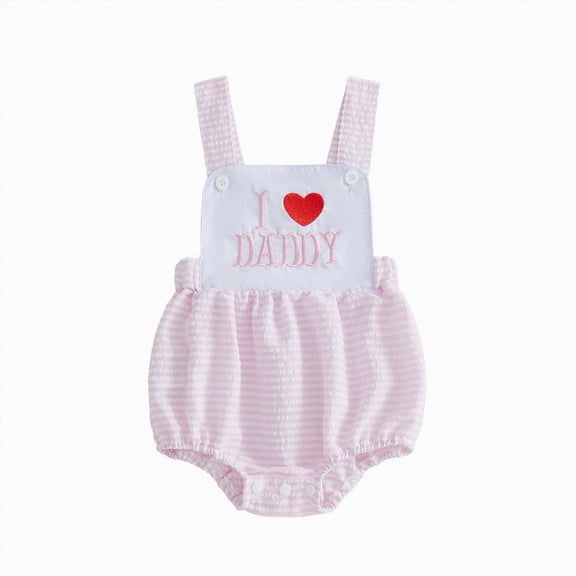 enyan Newborn & Baby Girl Cotton Lap-Shoulder Short-Sleeve Bodysuit, Funny Baby Onesies,Pink,6-12 Months
