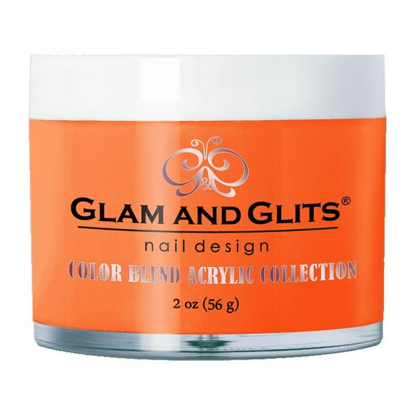 GLAM & GLITS - Nail Acrylic Color Powder from BLEND Collection 2oz/jar - FALLING FOR YOU - BL3083