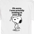thumbnail image 3 of Peanuts - Looking At Your Dog - Men's Short Sleeve Graphic T-Shirt, 3 of 6