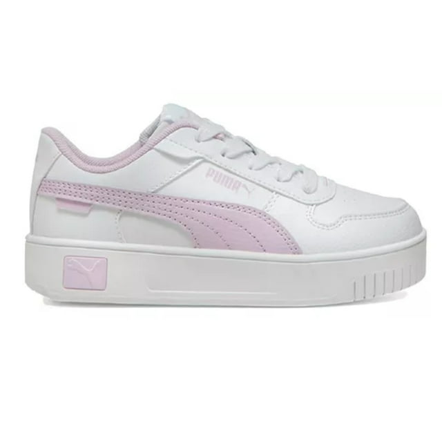 Tenis casual Puma Carina Street Beach Florals Jr blanco/rosa 400653 01 para mujer 24 cm