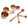 thumbnail image 1 of WEUVEB 1Jgo Cucharas Y Tazas Medidoras De Acero Inoxidable Sin Grietas Para Cocina En Oro Rosa, 1 of 5