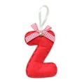 thumbnail image 2 of Kbndieu Letter Ornaments for Christmas Tree, Initial Ornaments Christmas Tree Decorations Ornaments Christmas Hanging Decor Gifts for Women Men Friends Family Party Indoor Z, 2 of 5