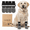 Black, variant on MGEZCOO Dog Socks with Grips, Adjustable Straps, Anti-Slip Dog Booties for Dogs, Paw Protection Dog Shoes for Indoor Floors and Hot Pavement, 4 Pack