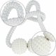 thumbnail image 3 of Alzapaños magnéticos para cortinas con perlas, decoración magnética para oficina, hogar, hotel, color blanco, 3 of 5