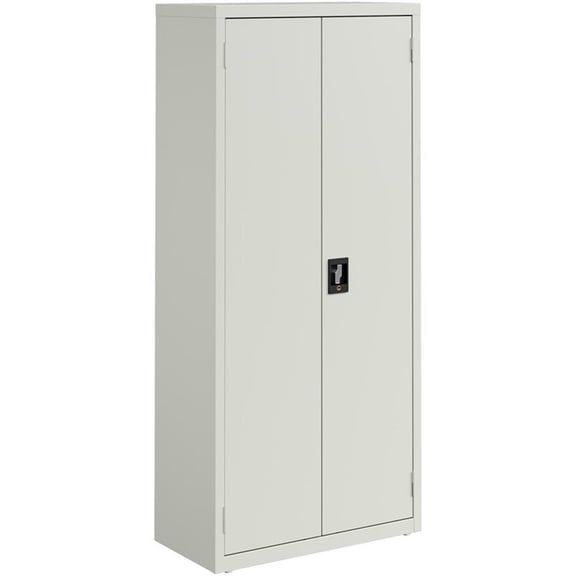 Hirsh Welded Metal Storage Cabinet with 4 Shelves - 15"Dx30"Wx66"H - Light Gray