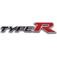 thumbnail image 1 of HUGFEGWE Metal 'Type-R' Emblem - Black&Red - Left, Right, Rear - Vehicle Specific - Car - Emblem AZ824-27493, 1 of 9