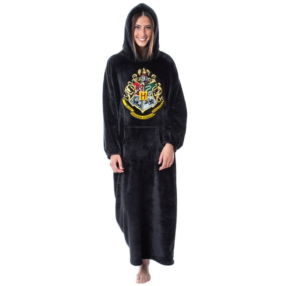 Harry Potter Hogwarts Adults Wearable Blanket Poncho Robe Mens' Womens'