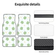 thumbnail image 5 of Sikiie Kawaii Frogs Car Foot Mat Set of 4 Pieces Basics Universal Fit Rubber Carpet Floor Mats For Car SUV Van & Truck, 26.8"L x 17.3"W (Front), 13"L x 17.3"W(Rear), 5 of 6