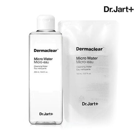 Dr.Jart+ Dermaclear Micro Cleansing Water 8.45oz + 5.07 oz (Best Over The Counter Face Wash For Cystic Acne)