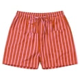 thumbnail image 6 of Women's High Waisted Casual Elastic Waist Shorts with Pockets for Summer Beach, 6 of 6