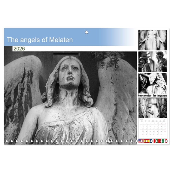 The angels of Melaten (Monthly Wall Calendar 2026 16.5 x 23.4 (open)), CALVENDO 14 Month Calendar