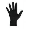 Boss 1UH0006BL Disposable Nitrile Gloves, Black, Large, 100/Box