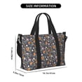 thumbnail image 2 of Honeii Wildflowers Print Hand Travel Bag,Travel Duffle Bag, Waterproof Weekender Bag,Carry On Tote Bags,Weekender Tote Bag,for Weekend and Business Travel, 2 of 7