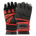 thumbnail image 3 of MRX Weightlifting Gloves Wrist Wrap Support Body Building Gym Red Black S, 3 of 6