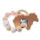 thumbnail image 4 of Anillos de de Bebés Mordedor Juegos de Construcción Accesorios Oveja yotijar Pulsera de la dentición de madera, 4 of 7