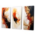 thumbnail image 3 of Designart "Earthly Conversations Dynamic Shapes III" Abstract Shapes Wall Art Set Of 3 - Transitional Black Gallery Set For Office Decor, 3 of 6
