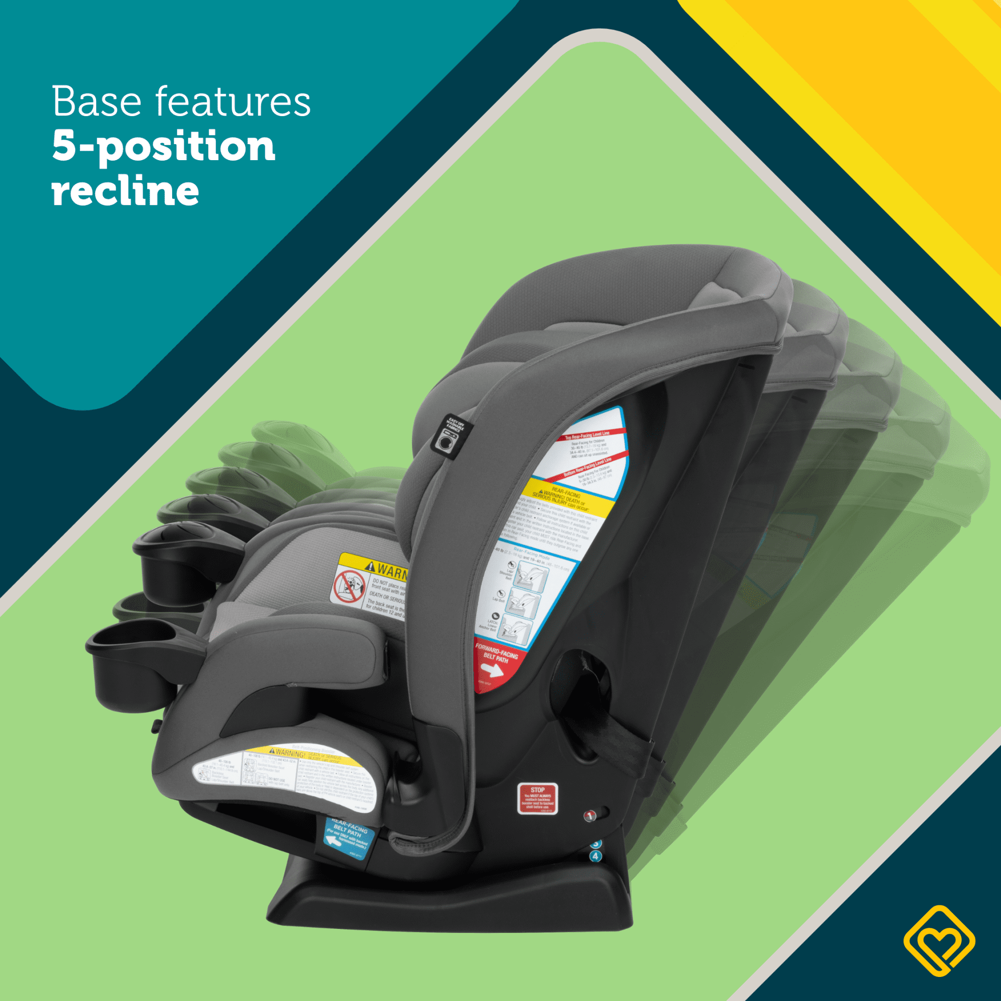 Safety 1st EverSlim 4-in-1 Convertible Car Seat