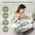 thumbnail image 2 of Nursing Pillow for Breastfeeding, Breastfeeding Pillows for More Support, Adjustable Waist Strap,Removable Cotton Cover, 2 of 6