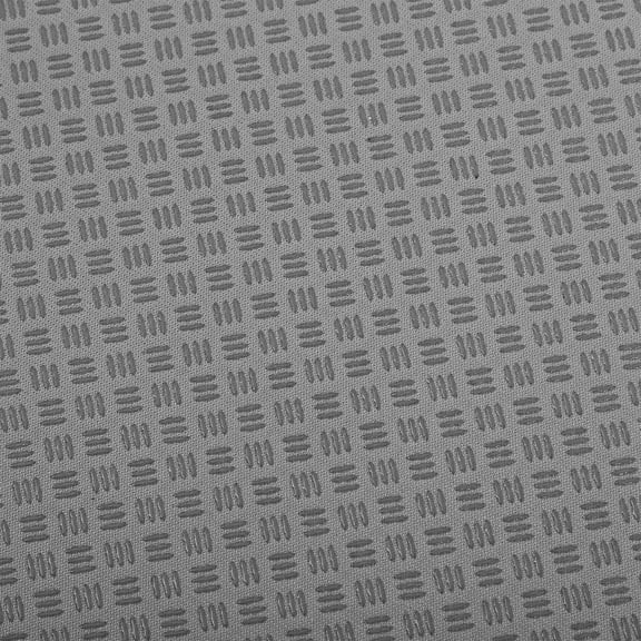 OFFIGAM 1Set Non Slip Exercise Mat for Gym Use Black Foaming PU Simple Design