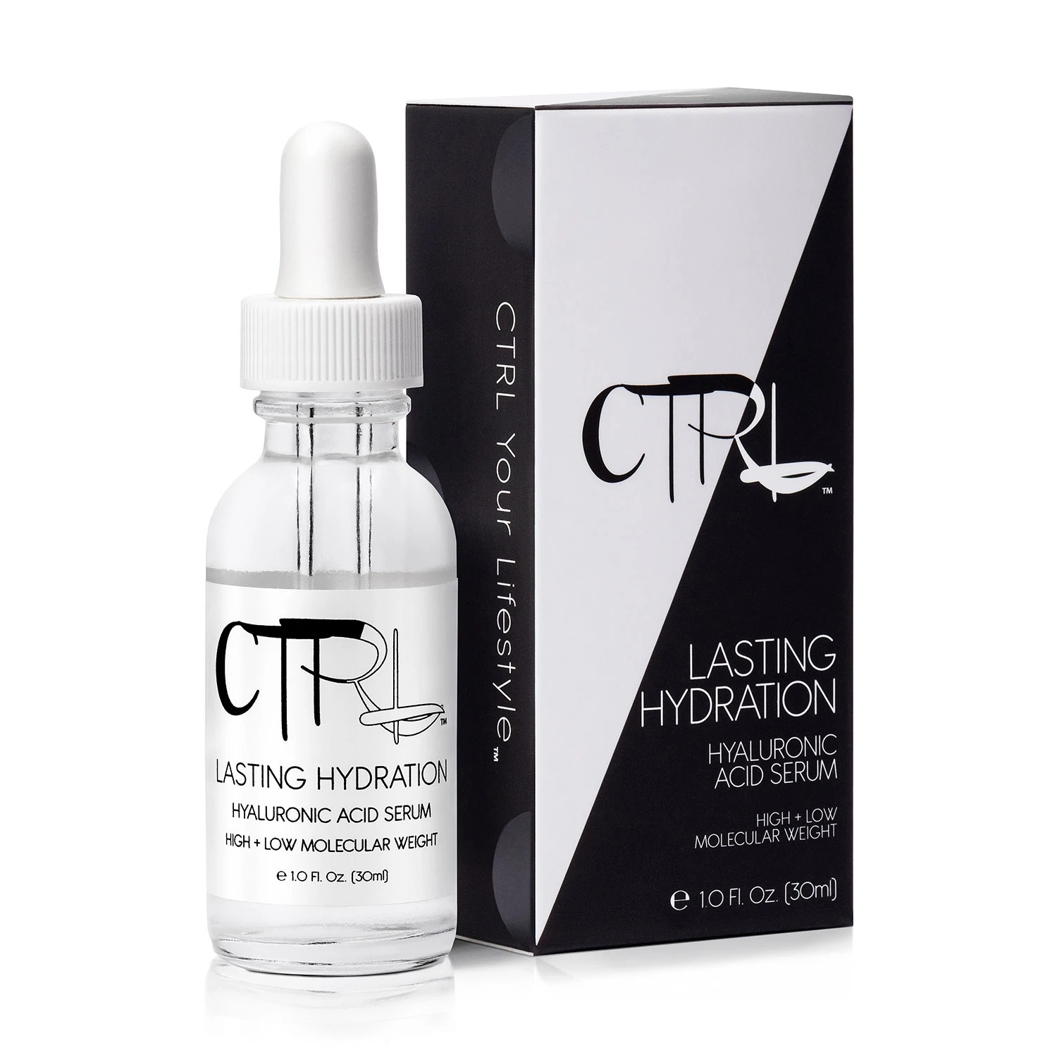 CTRL Lasting Hydration Hyaluronic Acid Serum with High and Low