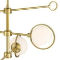 thumbnail image 6 of Designers Fountain Teatro 28 inch 3-Light Brushed Gold Modern Chandelier with Etched Opal Glass Shades, D296C-3CH-BG, 6 of 9