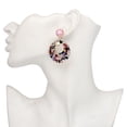 thumbnail image 2 of Pendientes de acrílico coloridos con adornos de joyería para piercings de moda para mujer, 2 of 2