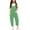 Green, variant on Bmisegm Toddler Girl Pants Girls Fashion Casual V Suspender Romper Solid Color Loose Casual Romper with Pocket boys pants 13-14Years 160