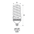 thumbnail image 2 of 12 uni foco PLUSRITE Lampara ahorrador espiral 85W Rosca E26 PLUSRITE 12 FOCOS AHORRADOR 85W E26, 2 of 4