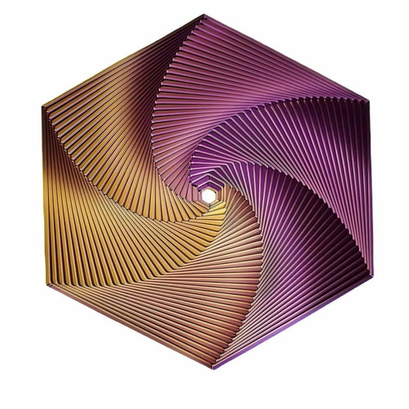 3D Printed Fractal Fidget Hexagon, 3D Printed Hexagonal Toys,2024 New Infinity Cube Fidget Toy, Geometric Fidget Coasters, Infinity Cubes for Stress and Anxiety Fidget Toy