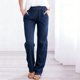 thumbnail image 1 of Pincandy Women's Solid Color Stretch Denim Leggings - 2 Pockets, Loose Wide Leg Fit, Perfect for Gym, Workout & Casual Wear, 1 of 7