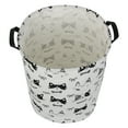 thumbnail image 4 of Howarmer Large Canvas Laundry Hamper, Baby Laundry Basket for Nursery Girl and Boy, Kids Clothes Hamper with Lid, Cute Kids Toys Storage Bin Organizer Animal Room Decor, Cats and Dogs, 4 of 7