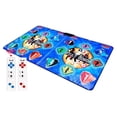 thumbnail image 3 of Alfombrillas de baile de doble usuario, almohadillas antideslizantes para pasos de baile, juego Sense en inglés para PC, TV, luz LED, 3 of 9