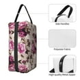 thumbnail image 3 of Goofa Rose Flowers Printed Toiletry Bag with Handle,Large Capacity Travel Makeup Cosmetic Bag for Women, Carry on Airport Airline Compliant Bag, 3 of 9