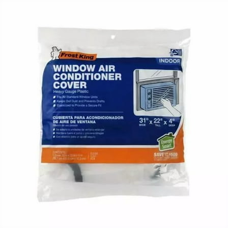 Thermwell Indoor Window Air Conditioner Cover, 22"L X 31"W X 4"D