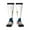 3 Black, variant on Xecao School Cute Gnomes Print Compression Socks for Both Men And Women for Running, Travel, Flight, Nurse