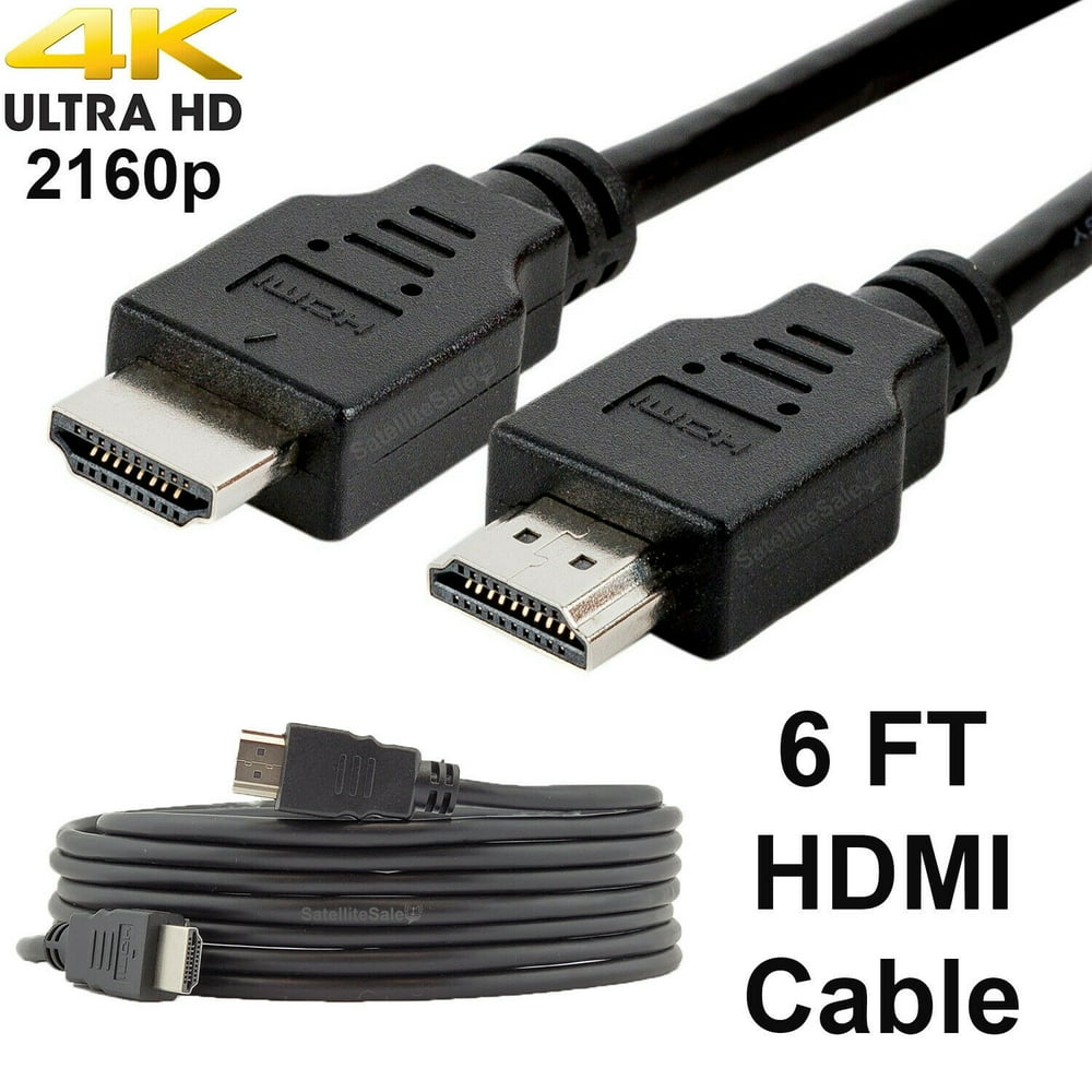 Premium HDMI Cable 6FT Bluray 3D DVD PS4 PS5 HDTV LCD 1080P 4K HDMI