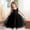 Black, variant on Tulle Flower Girl Dresses for Wedding Satin Pageant Dress