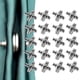 thumbnail image 1 of 20 pares de cierres magnéticos para cortinas, clips magnéticos para cortinas, fuertes imanes para cortinas, pesos para evitar fugas de luz, mantienen la cortina cerrada para el hogar, el dormitorio,, 1 of 6