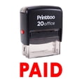 thumbnail image 1 of Printtoo Timbre Payé Auto-Encriant Tampon en Caoutchouc Fournitures de Bureau-Rouge, 1 of 1