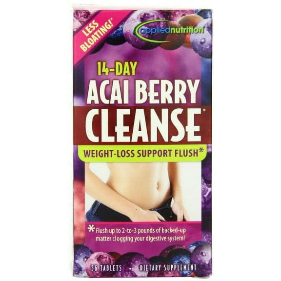 Applied Nutrition 14-day Acai Berry Cleanse Antioxidant Formula 56-Count Bottle