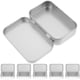 thumbnail image 2 of Caja de hojalata pequeña vacía, 6 unidades, rectangular, con tapa., 2 of 7