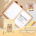 thumbnail image 4 of Cuaderno diario YOYTOO Capybara de felpa con candado para niñas de 5 a 12 años, 4 of 8