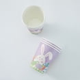 thumbnail image 2 of Easter Disposable Tableware Bunny Egg Letter Print Dishes Paper Cups Forks Spring Party Supplies, 2 of 7