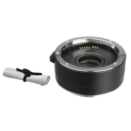 Nikon D5300 2x Telephoto Lens Converter (4 Elements) + New West Microfiber Cleaning