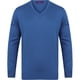 thumbnail image 5 of Henbury - Jersey/Sweater cuello pico punto 12 gauge Fine punto hombre caballero (Azul), 5 of 5