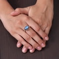 thumbnail image 3 of Earth Gems Jewelry Labradorite Ring Birthstone Ring Ring Sterling Silver Ring Handmade Ring Statement Ring for Women, 3 of 5
