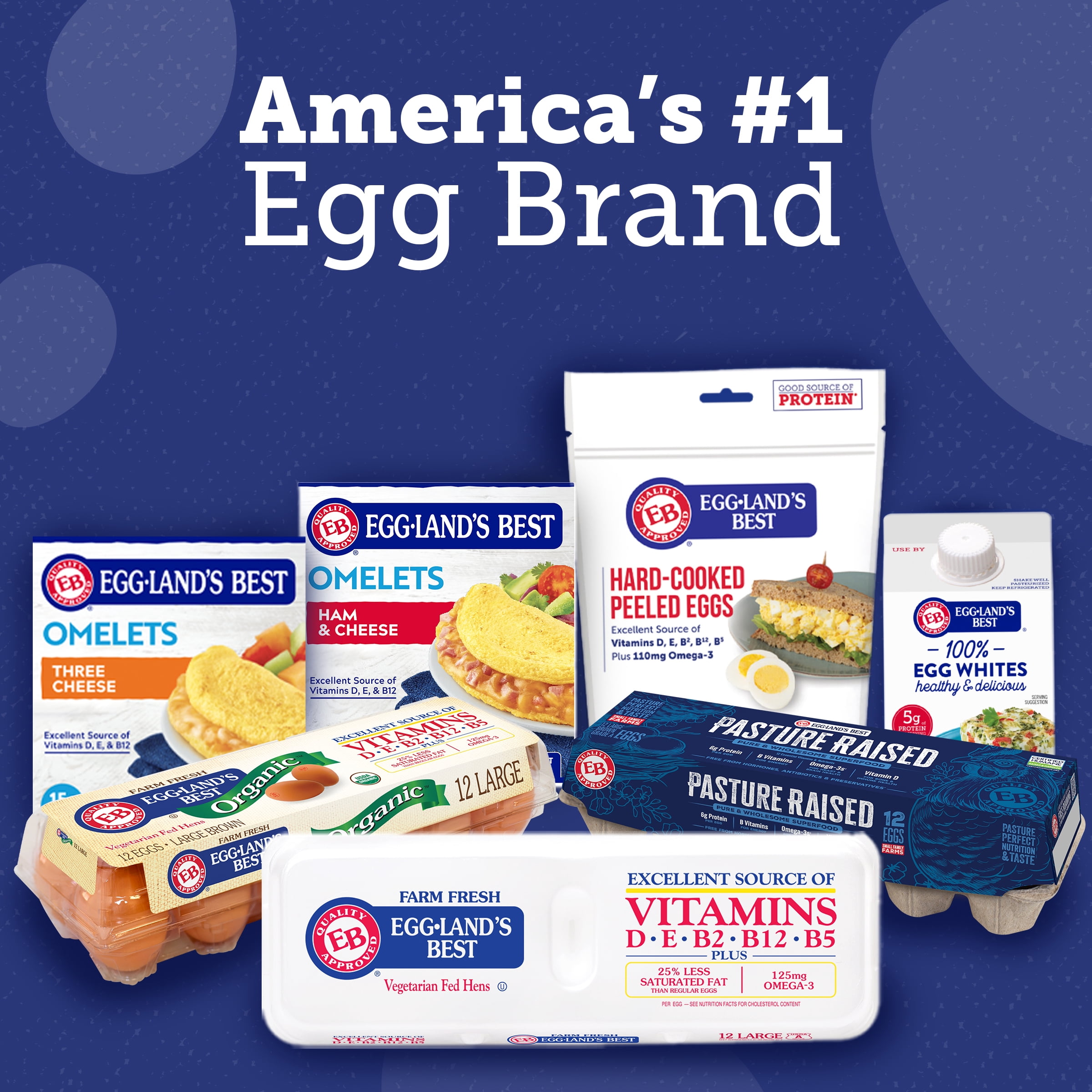 Eggland's Best Extra Large White Eggs, 18 Count