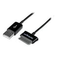 thumbnail image 1 of StarTech.com 2m Dock Connector to USB Cable for Samsung Galaxy Tab - galaxy tablet Cable - Samsung tab Cable (USB2SDC2M) - Charging / data cable - USB male to Samsung 30-pin Dock Connector male - 6.6 ft - shielded - black - for Samsung Galaxy Tab, Tab 10, Tab 2, Tab 7.0, Tab 7.7, Tab 8.9, Tab WiFi, 1 of 2