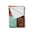 thumbnail image 2 of Fitness Soft Flannel Fleece Throw Blanket, Gym Trainings Achievement Victory Strength Determination Don't Quit Phrase, Cozy Plush for Indoor and Outdoor Use, 50" x 60", Multicolor, by Ambesonne, 2 of 6