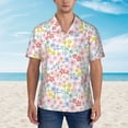 thumbnail image 4 of Haiem Retro Floral Printed Hawaiian Shirt for Men - Men’s Casual Beach Summer Shirts - Stretch Fabric with Modern Fit-Large, 4 of 9